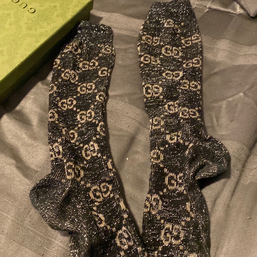 Gucci socks size larger gently used